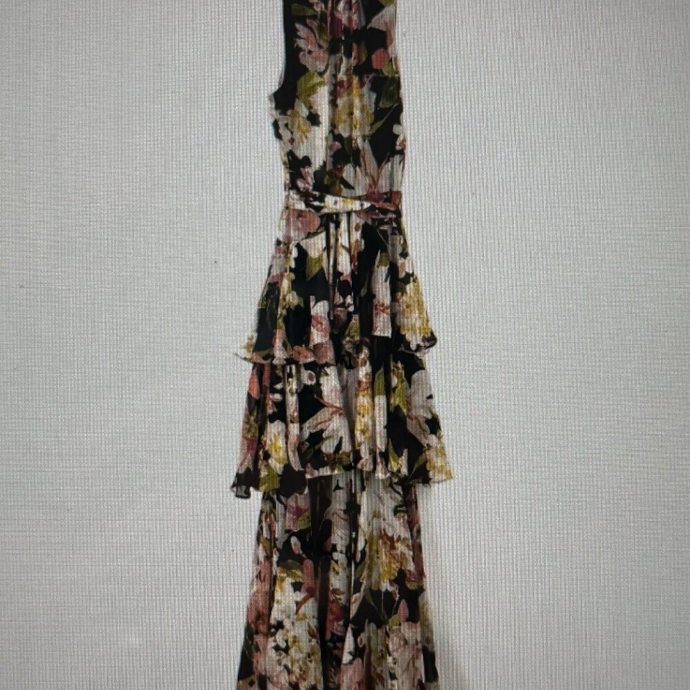 Alex Marie maxi 3-tiered floral print dress - new with tags - size 4